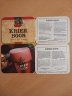 Bierviltjes Kriek Boon (189), Verzamelen, Biermerken, Ophalen of Verzenden, Zo goed als nieuw