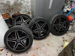 18” originele Mercedes C klasse velgen + zomerbanden, Auto-onderdelen, Ophalen, Zomerbanden, Velg(en)