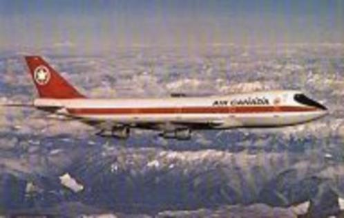 carte postale ancienne Boeing 747/Air Canada - carte postale, Collections, Aviation, Neuf, Enlèvement ou Envoi