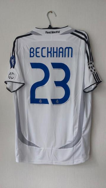 David Beckam #23 Real Madrid 2006/07 maat L