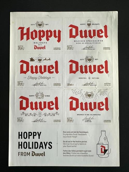 Duvel Goodies – Stickers, Fleshangers & Reclamekaartje, Verzamelen, Biermerken, Zo goed als nieuw, Overige typen, Duvel, Ophalen of Verzenden