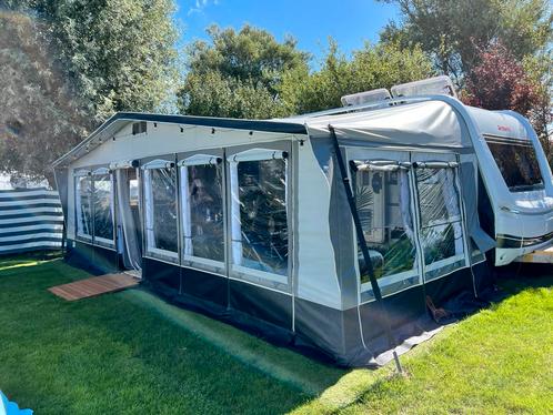 Brand Palazzo 280 voortent met stormframe & vaste vloeroptie, Caravans en Kamperen, Voortenten en Luifels, Zo goed als nieuw, Brand
