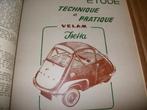revue technique velam isetta de 1955-1956, Boeken, Auto's | Boeken, Gelezen, Overige merken, Ophalen of Verzenden, RTA