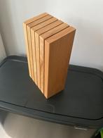 Houten Messenblok, Huis en Inrichting, Keuken | Bestek, Ophalen, Zo goed als nieuw, Hout
