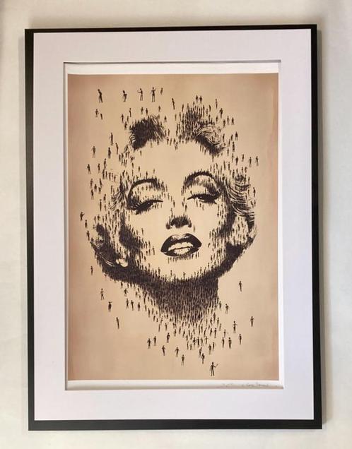Santicri: ingelijst werk genummerd op 100 exemplaren, Antiek en Kunst, Kunst | Litho's en Zeefdrukken, Ophalen of Verzenden