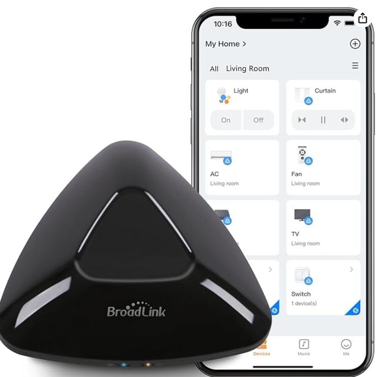 BROADLINK RM PRO Télécommande sans fil, Audio, Tv en Foto, Afstandsbedieningen, Zo goed als nieuw, Universeel, Tv, Ophalen