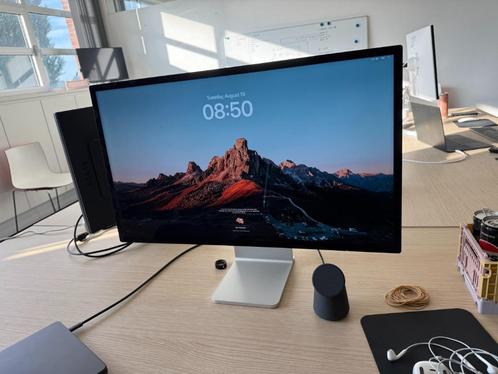 Apple Studio Display, Computers en Software, Monitoren, Gebruikt, 60 Hz of minder, Thunderbolt, Ingebouwde camera, In hoogte verstelbaar