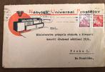 1943 poststuk gestempeld, Postzegels en Munten, Brieven en Enveloppen | Nederland, Ophalen of Verzenden, Envelop