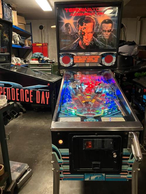 Terminator 2 williams, Verzamelen, Automaten | Flipperkasten, Zo goed als nieuw, Williams, Ophalen