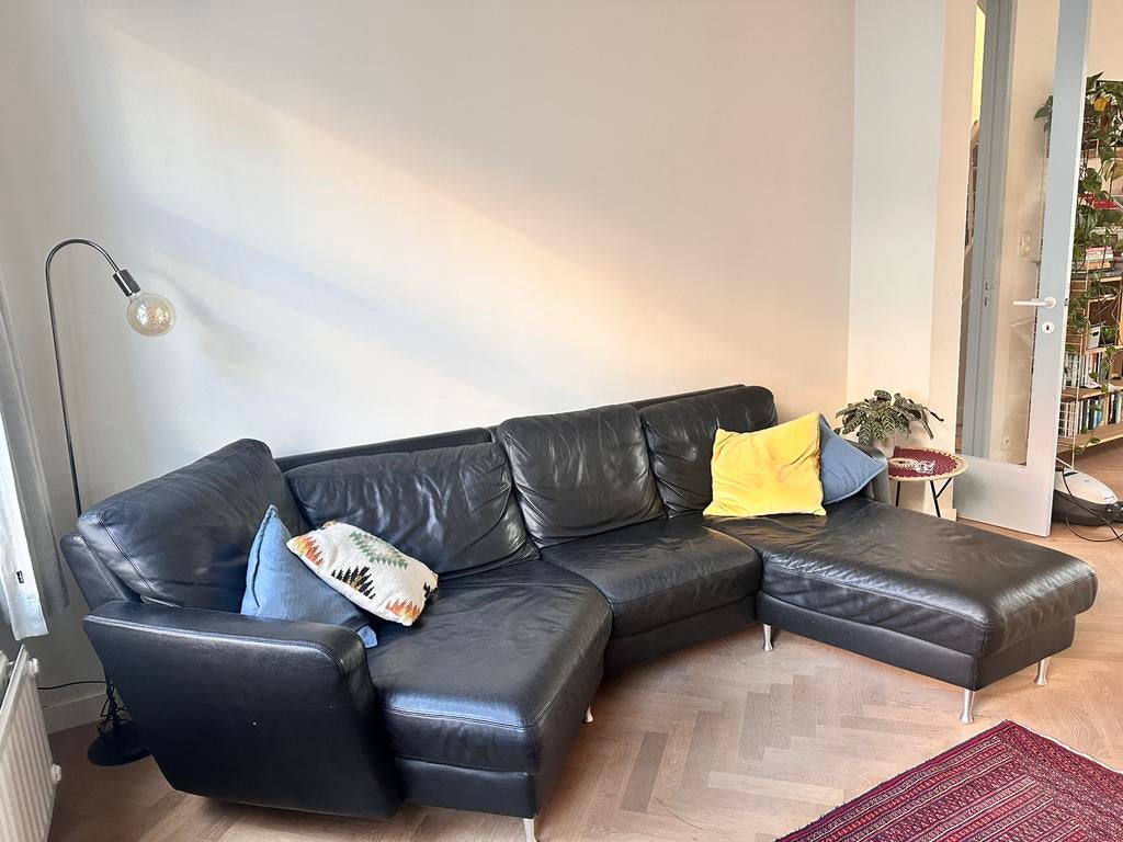 Leren zetel Mustering, Maison & Meubles, Enlèvement, Utilisé, Cuir, Modern