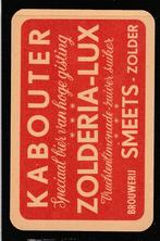 1 OUDE Speelkaart  met Réclame van  BIEREN/Brouwerij  BELGIE, Verzamelen, Verzenden, Zo goed als nieuw, Speelkaart(en)