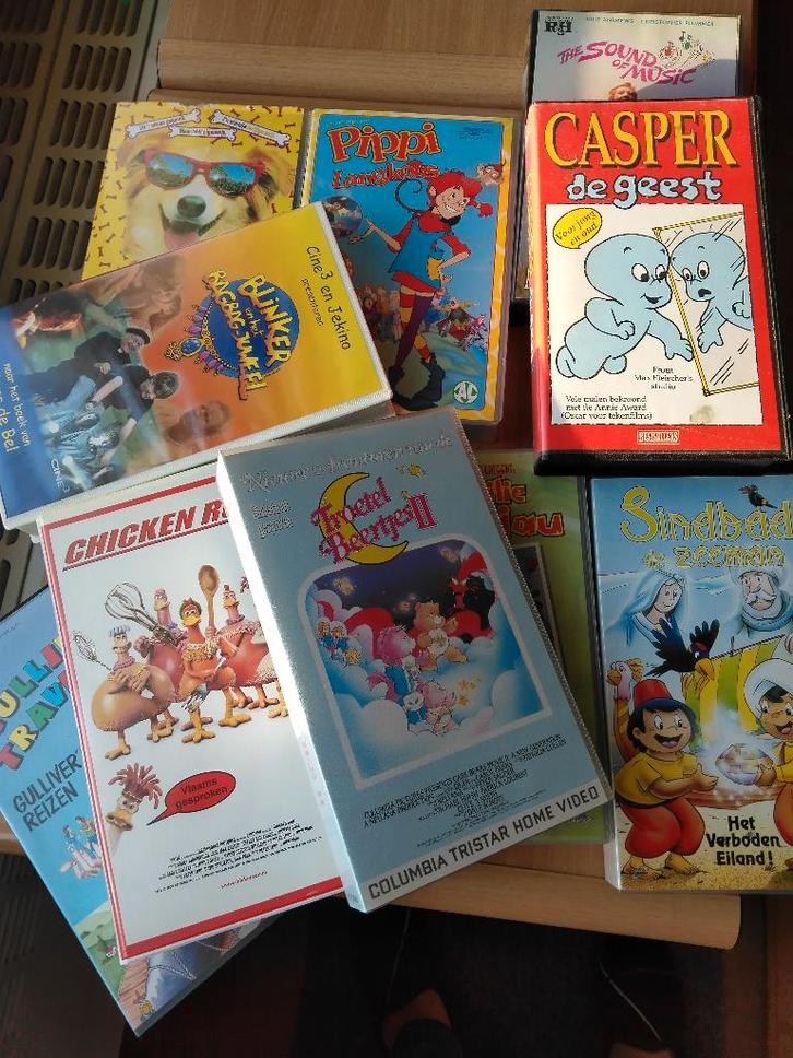 Jeugd/kinderfilms op VHS, Cd's en Dvd's, VHS | Kinderen en Jeugd, Zo goed als nieuw, Tekenfilms en Animatie, Ophalen of Verzenden