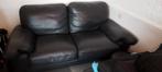 Lederen salon, Huis en Inrichting, Ophalen, Zo goed als nieuw, Modern