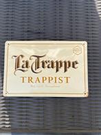 Metalen reclameplaat : La Trappe Bier, Verzamelen, Biermerken, Ophalen of Verzenden, La Trappe