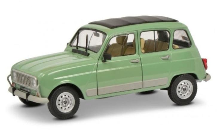 Renault 4 GTL groen, Hobby en Vrije tijd, Modelauto's | Overige schalen, Nieuw, Auto, Verzenden