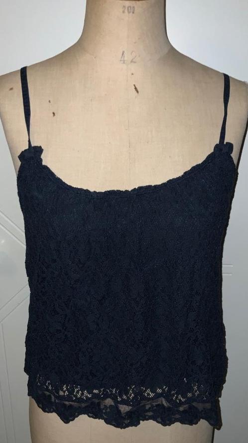 Kanten topje Hollister Medium, Vêtements | Femmes, Tops, Taille 38/40 (M), Bleu, Sans manches, Envoi