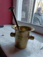 Mortier de pharmacie avec son mortier, Antiquités & Art, Antiquités | Bronze & Cuivre, Bronze, Enlèvement ou Envoi
