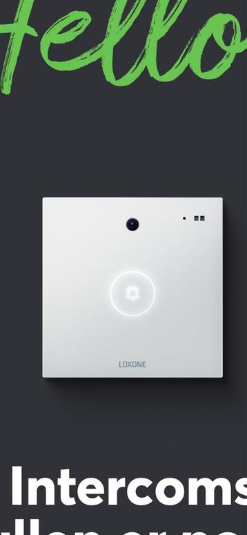Interphone blanc Loxone., Enlèvement, Neuf