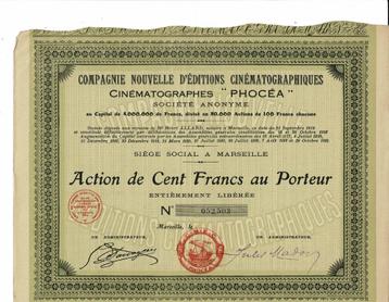 14 stuks Cinématographes Phocéa - Marseille 1923 - Action  beschikbaar voor biedingen