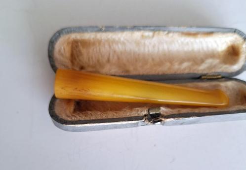 Antieke sigarettenpijpje / sigarettenhouder in etui, Verzamelen, Rookartikelen, Aanstekers en Luciferdoosjes, Verzenden