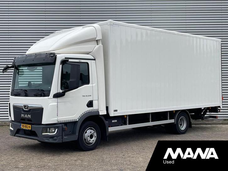 MAN TGL 12.220 Automaat Bakwagen Dhollandia Laadklep Lat om, Autos, Camions, Entreprise, Achat, MAN, Diesel, Euro 6, 2 portes