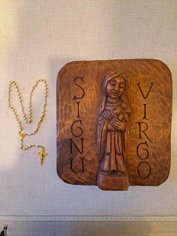 Chapelet + Bas relief Signu virgo beschikbaar voor biedingen