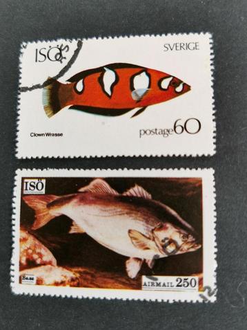 Suède - Isö 1973 - poissons