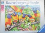 ravensburger puzzel 1000 stukjes land van de lorikeets, Ophalen of Verzenden, Nieuw