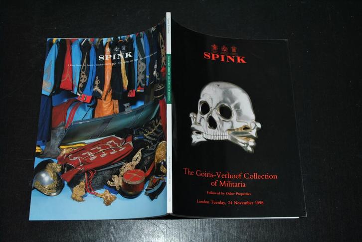 Catalogue de vente SPINK The Goiris Verhoef Collection RARE, Collections, Objets militaires | Général, Autres, Enlèvement