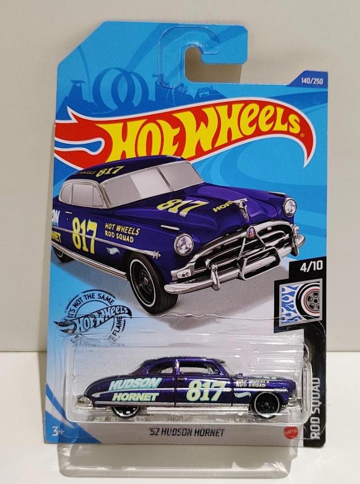 Hot Wheels ´52 Hudson Hornet Paars Metallic (2018), Hobby en Vrije tijd, Modelauto's | Overige schalen, Ophalen of Verzenden