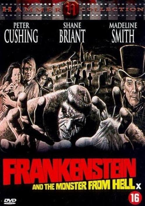Frankenstein and the Monster from Hell (1974) Dvd Zeldzaam !, Cd's en Dvd's, Dvd's | Horror, Gebruikt, Vanaf 16 jaar, Ophalen of Verzenden