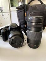 Canon EOS 1100D et objectifs, Audio, Tv en Foto, Ophalen, Zo goed als nieuw, Spiegelreflex, Canon