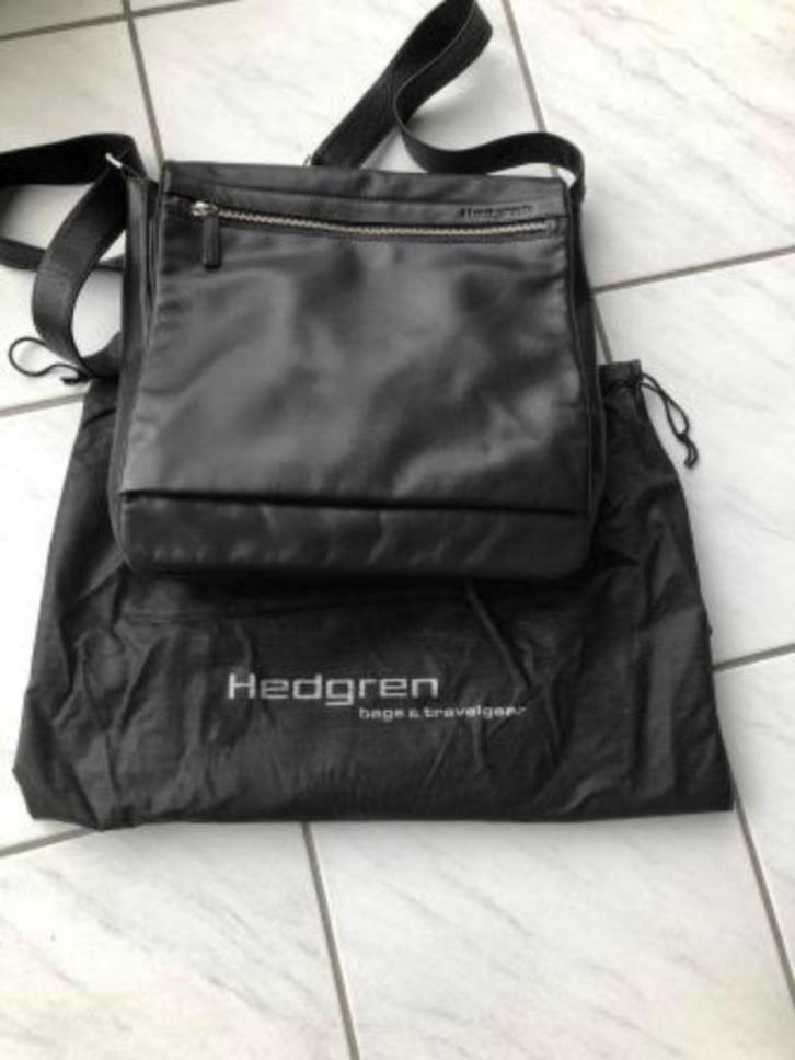 Bruine lederen handtas Hedgren, Handtassen en Accessoires, Tassen | Damestassen, Gebruikt, Handtas, Bruin, Ophalen of Verzenden