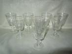 Val-Saint-Lambert: 8 wijnglazen, Merry Esneux-stijl!, Antiek en Kunst, Antiek | Glaswerk en Kristal, Ophalen of Verzenden