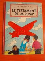 Hergé Jo, Zette et Jocko le testament de Mr Pump b29 1960/61, Livres, Enlèvement
