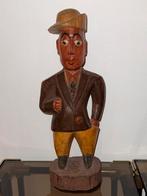 Statue africaine du colon Baoulé Baulé, Maison & Meubles, Enlèvement, Comme neuf
