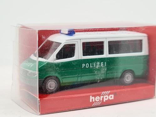 Mercedes Sprinter politiebusje - Herpa 1/87, Hobby en Vrije tijd, Modelauto's | 1:87, Zo goed als nieuw, Auto, Herpa, Verzenden