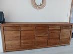 Volhouten teak dressoir, Ophalen, Gebruikt, Teakhout, 200 cm of meer