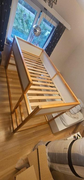 Omkeerbaar stapelbed Ikea Kura 90x200 1 persoons beschikbaar voor biedingen