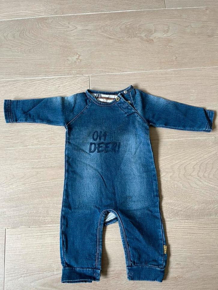 Bess baby jumpsuit maat 62 – denim look, Kinderen en Baby's, Babykleding | Maat 62, Zo goed als nieuw, Pakje, Ophalen of Verzenden