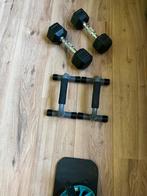 Fitnessmaterialen (dumbells-pushuphendels-wiel), Sport en Fitness, Fitnessmaterialen, Ophalen