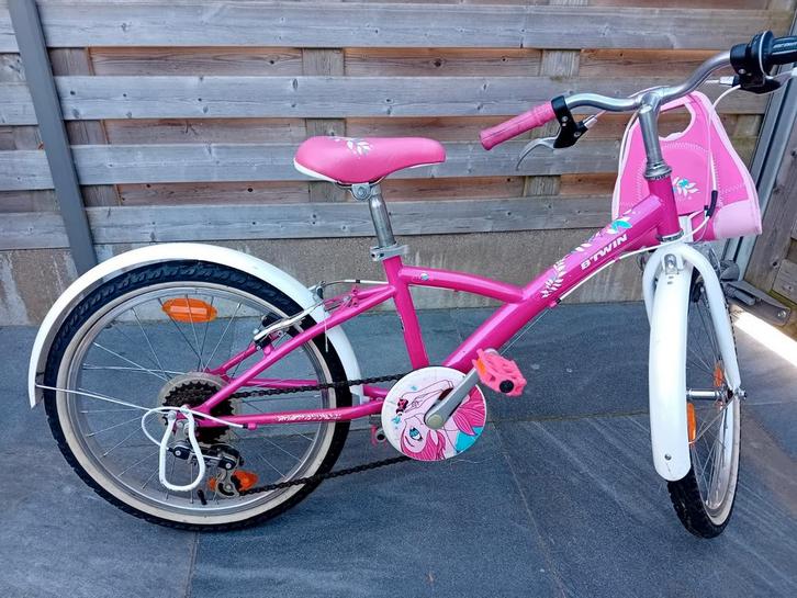 Kinderfiets voor meisjes - 20 inch (5-7 jaar), Vélos & Vélomoteurs, Vélos | Filles, 20 pouces, Vitesses, Enlèvement