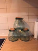 Lot de 3 bocaux en verres trempés, Enlèvement, Comme neuf