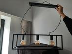 Industriële hanglamp zwart 3-lichts, Enlèvement, Comme neuf