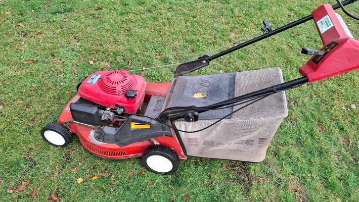 Grasmaaier Motec met Honda GCV 160 motor, Tuin en Terras, Grasmaaiers, Gebruikt, Benzine-grasmaaier, Cirkelmaaier, Opvangzak, Ophalen