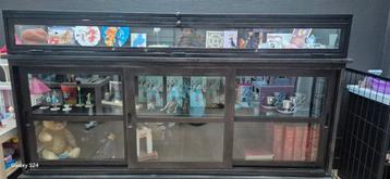 Vitrine, métal noir, Enlèvement, Comme neuf, Métal