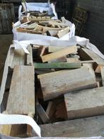 Terug enkele BIG BAG 's brandhout te koop., Tuin en Terras, 3 tot 6 m³, Blokken, Ophalen, Overige houtsoorten