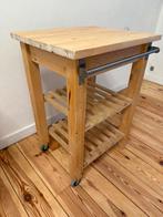 Ikea bekväm keukentrolley, Huis en Inrichting, Ophalen, Gebruikt, 50 tot 100 cm, Vierkant