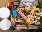 Constructie houten bouw speelgoed, Gebruikt, Ophalen