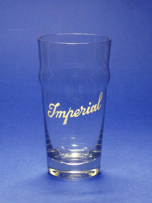 Nonick Imperial Anderlecht Brussels glas, Verzamelen, Biermerken, Gebruikt, Glas of Glazen, Ophalen of Verzenden